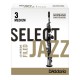 Rörblad Jazz Select Sopransaxofon 3S Filed