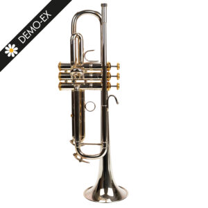 Trumpet i B♭ Vincent Bach VBS1, silverpläterad+guldtrim