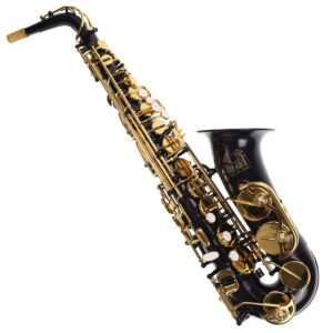 Altsaxofon Trevor James Classic 3722PU, lila/guldmek